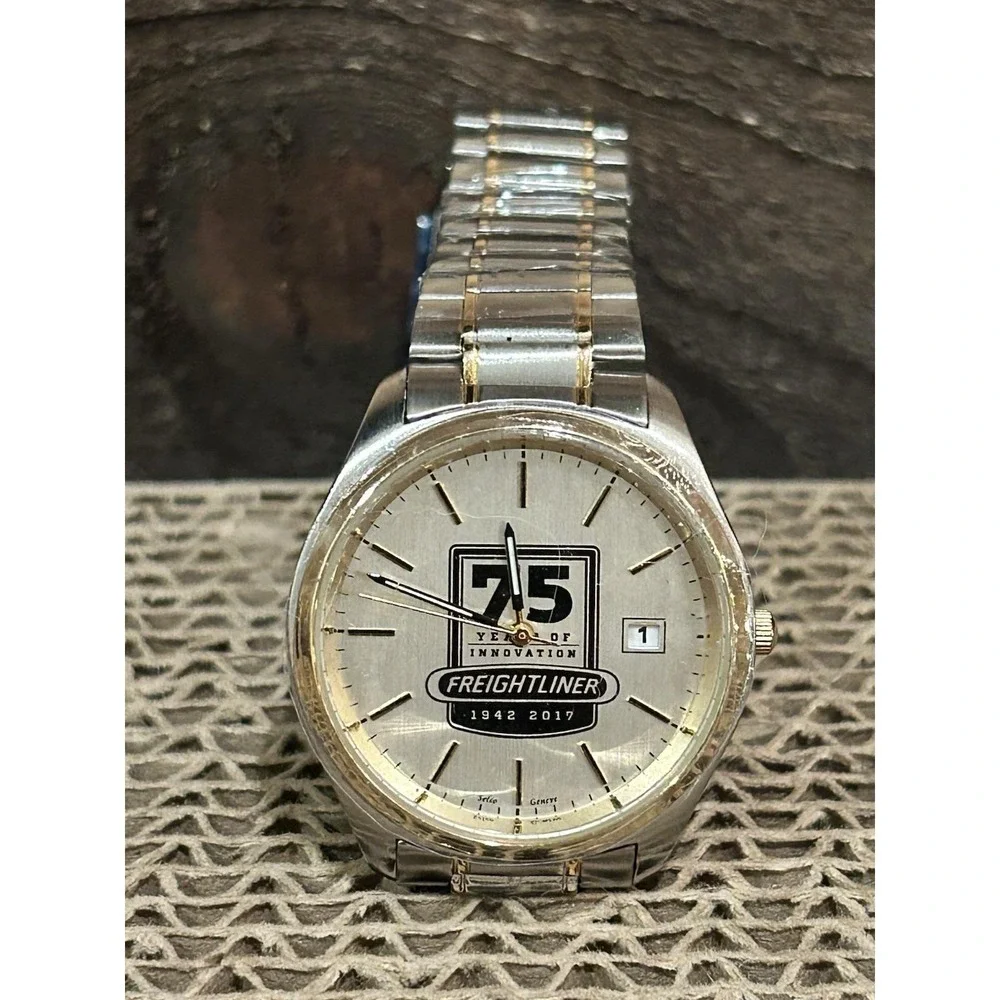 75th Anniversary Freightliner Stainless Steel Two Toned Watch‎ Never Worn Works